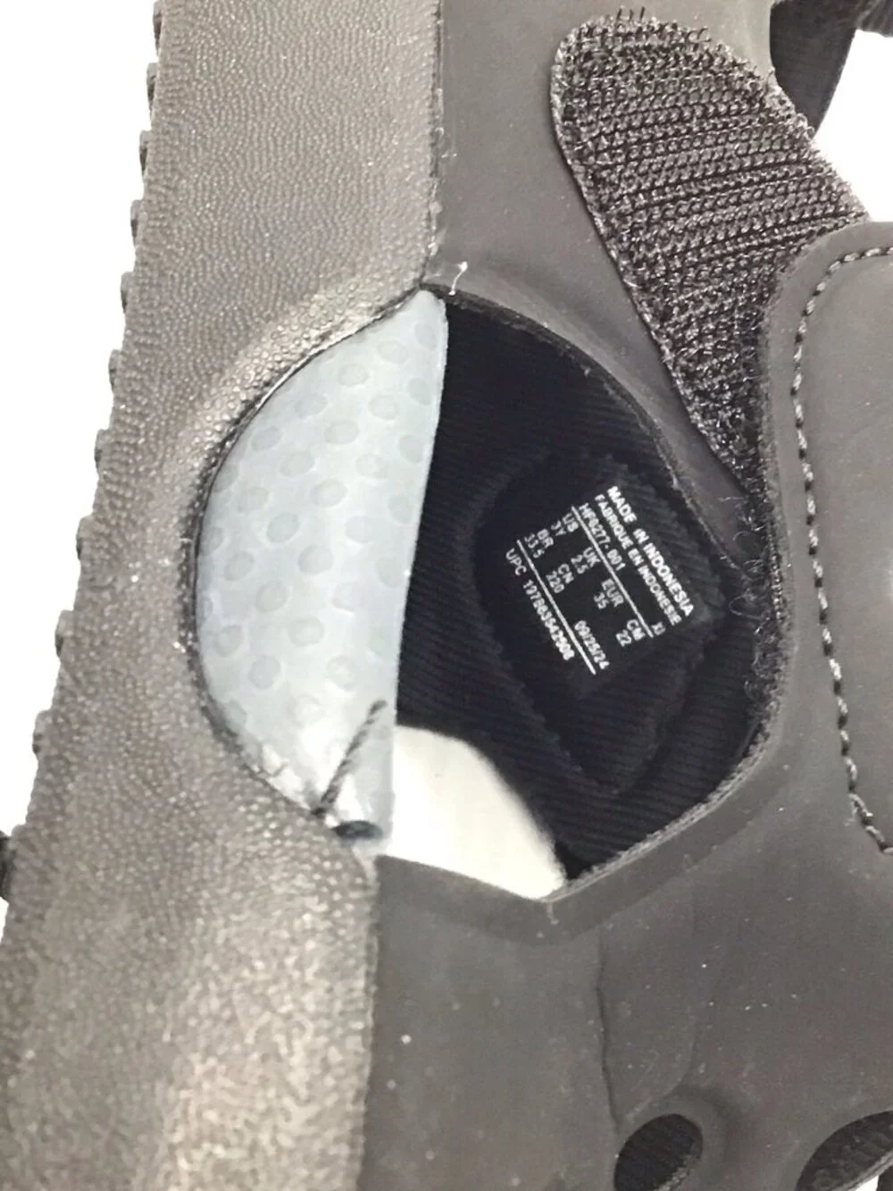 Nike Sunray Protect 4 (TD) Boy's Girl's Size 3y  Black Sandals Water Shoes